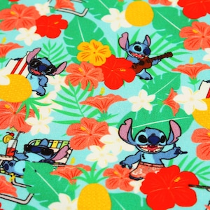 Disney Lilo and Stitch Licensed Fabric Printed in Korea by the - Etsy