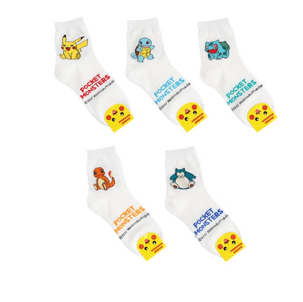 Snorlax Socks Costume Pokemon Anime Socks Pattern - AnimeBape