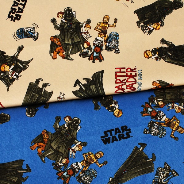 Star Wars Darth Vader Oxford Fabric made in Japan by the Half Yard