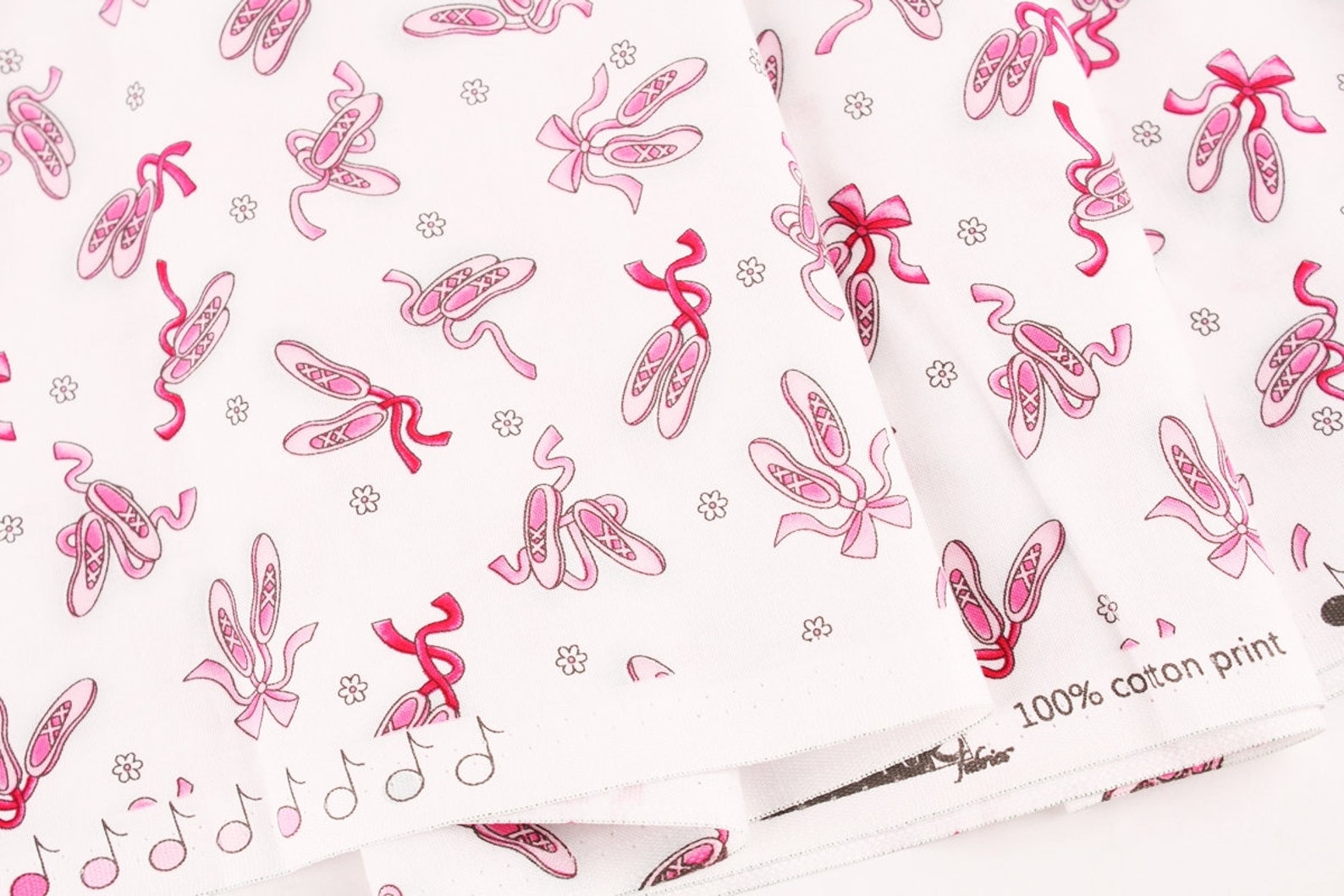 ballet shoes printed fabric by studioe fabrics by the half yard ballet shoes printed fabric by studioe fabrics by the half yard
