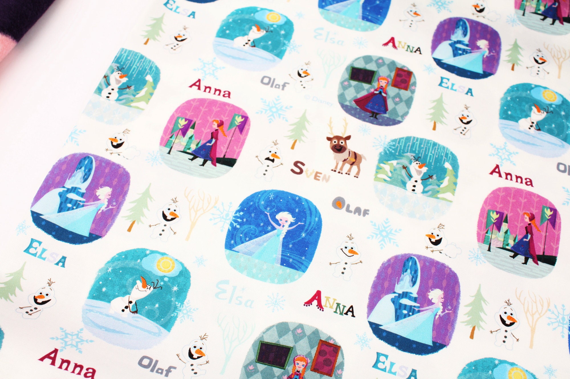 Figurine Vinylmation Disney - Elsa, Anna, Olaf, Sven (Frozen) - Série Common 3 - Neuf