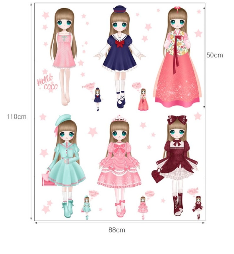 hanbok paper doll