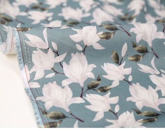 Magnolia Flower Fabric Panel - Etsy