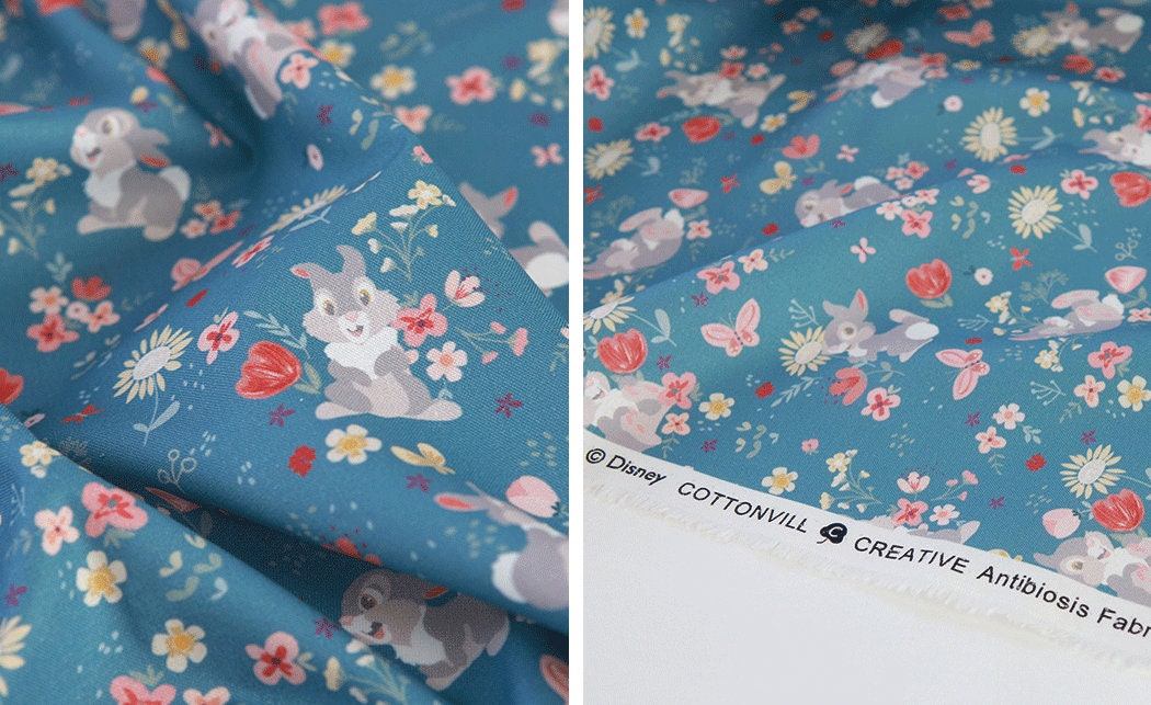 Disney Bambi personnage coton tissu de lin fabriqué en Corée par la cour 