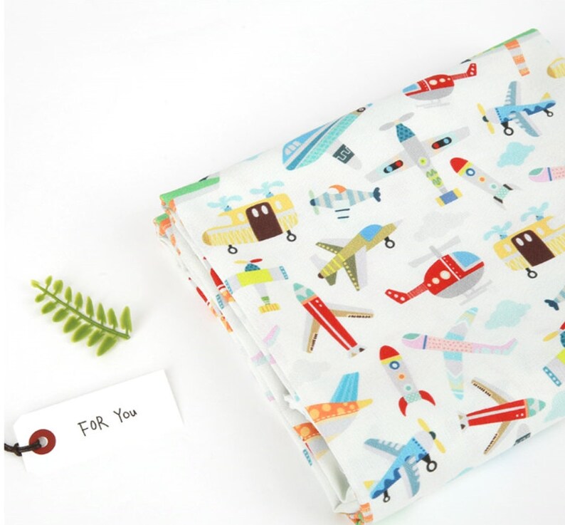 Aircraft Plane Fabric Made in Korea by the Half Yard Etsy