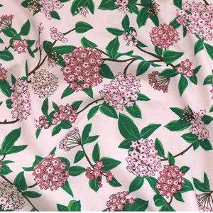 Hoya Flower patterned Fabric made in Korea by Half Yard