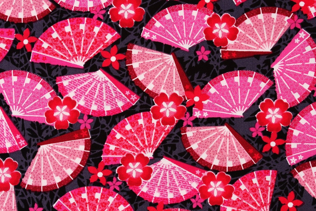 Spanischer Fächer Mit Lederhülle - Handbemalter Baumwollfächer Auf Holz