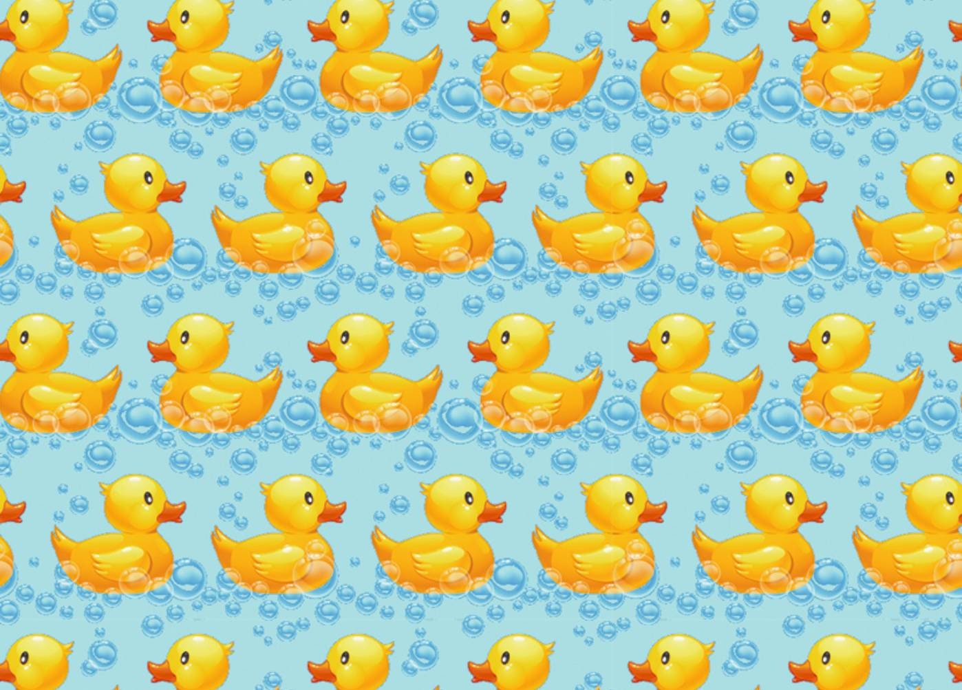 Rubber Duck Bubble Patterned Fabric Cute Kids Sewing Quilt Etsy