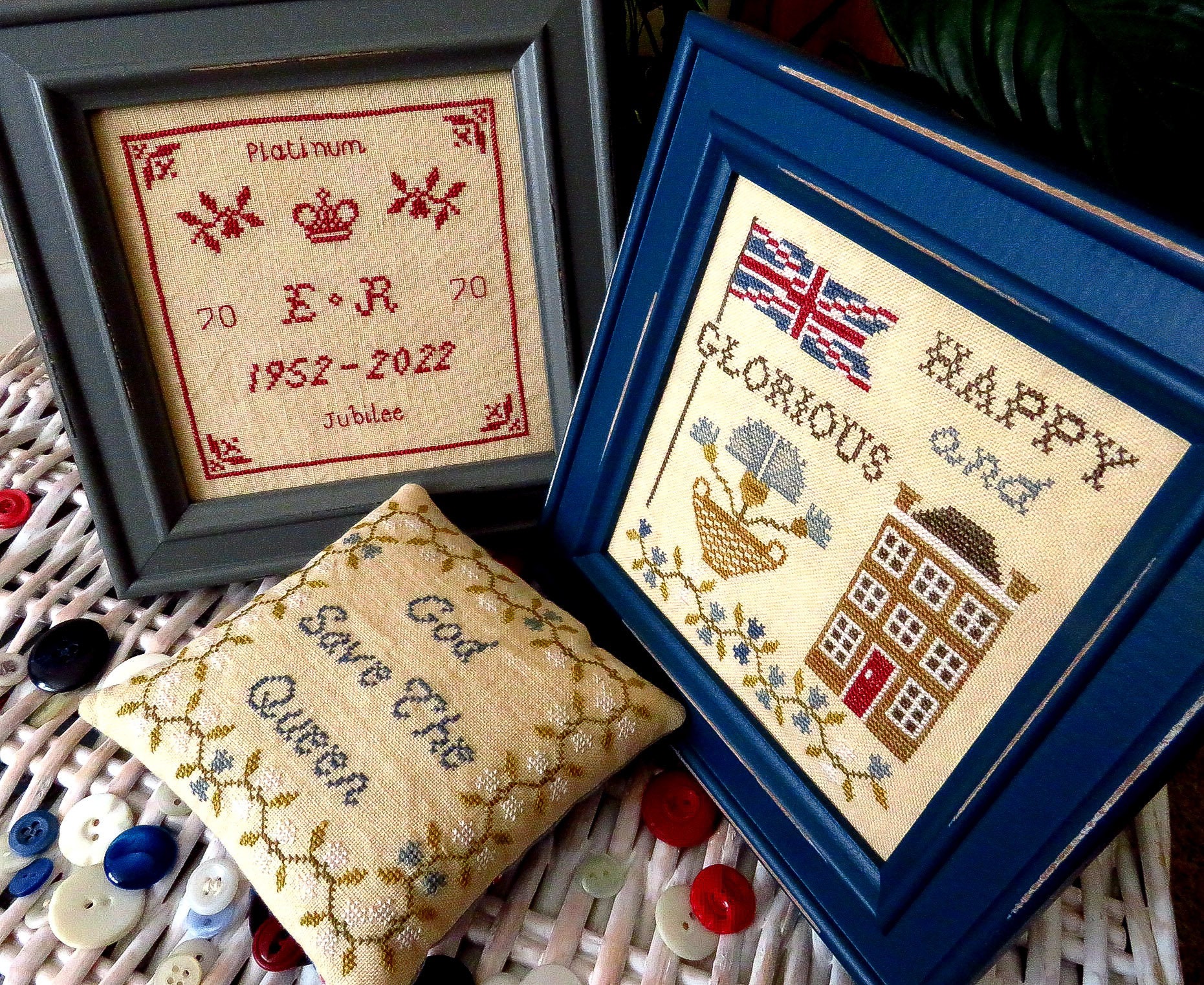 Jubilee Joy, Platinum Jubilee pdf cross stitch charts