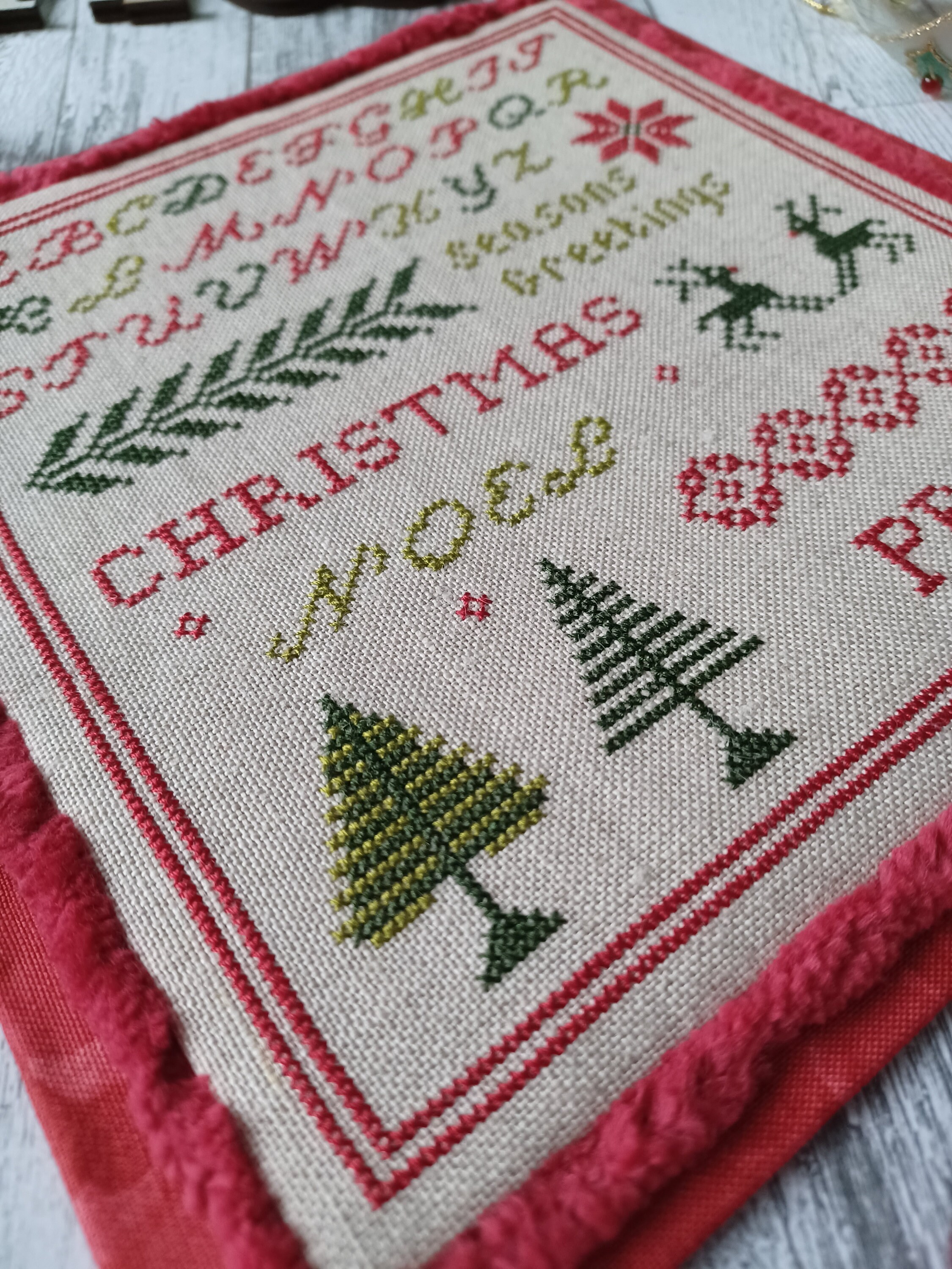 A Christmas Sampler Pdf Cross Stitch Chart - Etsy