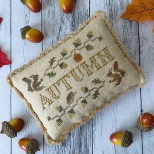 A Little Bit of Autumn, eine herbstliche Kreuzstichvorlage