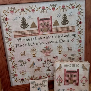 Only Once a Home Sampler, Matras en Speldenkussen, kruissteekschema