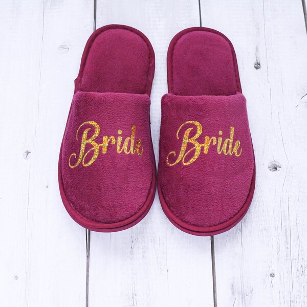 custom velvet slippers
