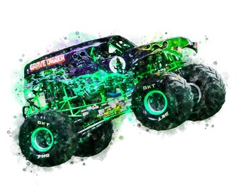 Free Free 117 Grave Digger Monster Truck Svg SVG PNG EPS DXF File