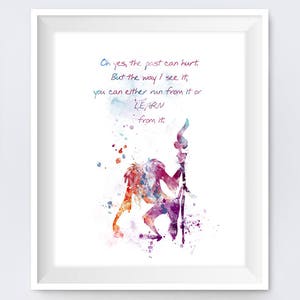 Rafiki Quote Lion King Art Nursery Print Lion King Poster Watercolor Lion King Quotes Gift Painting Wall Art Digital Download