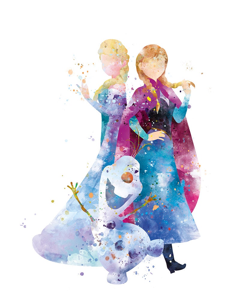 Disney Watercolor Frozen