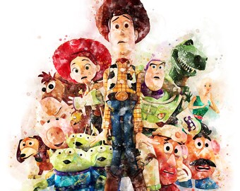 トイストーリー プリント ウッディとバズ トイストーリー ポスター