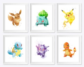 Pokemon Art Etsy