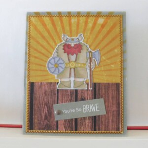 Carte Vicking - Carte félicitation- Carte masculine