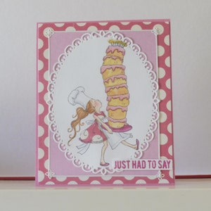 Carte pâtisserie - Carte toute occasion - Carte double
