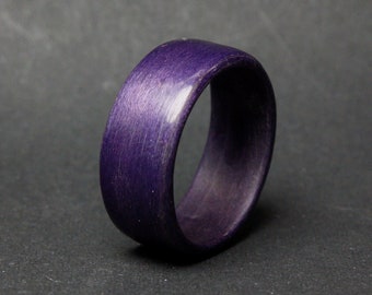 Purple Poplar Bentwood Ring