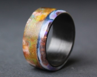 Epoxy and carbon fiber ring