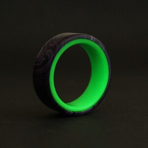 The joker ring Glow in the dark resin ring image 6