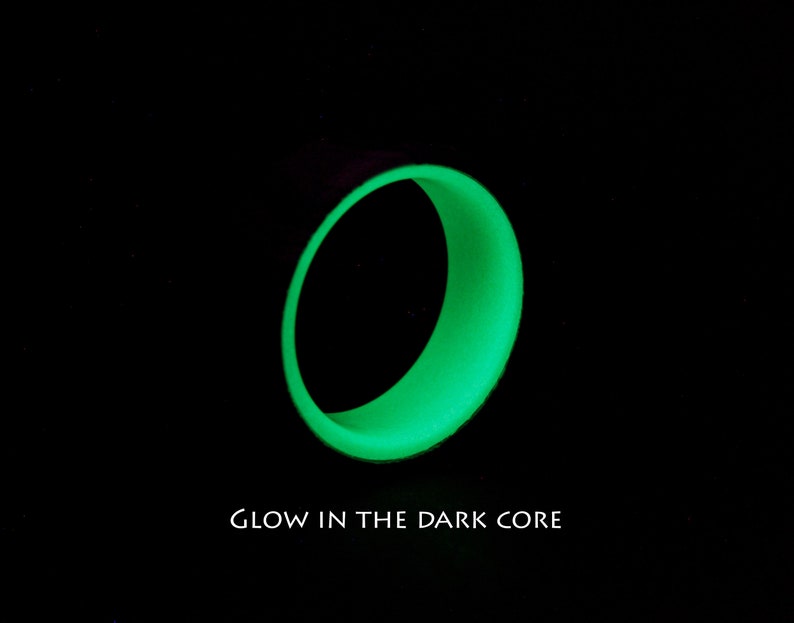 The joker ring Glow in the dark resin ring image 4