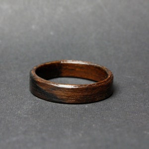Dark Lingum Vitae Bentwood Ring image 2