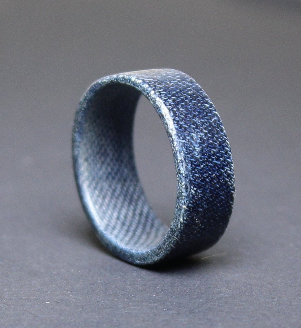 Blue Denim Ring Etsy Canada