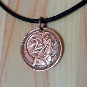 Australian 2 cent coin pendants Australian 2 cent coin pendants