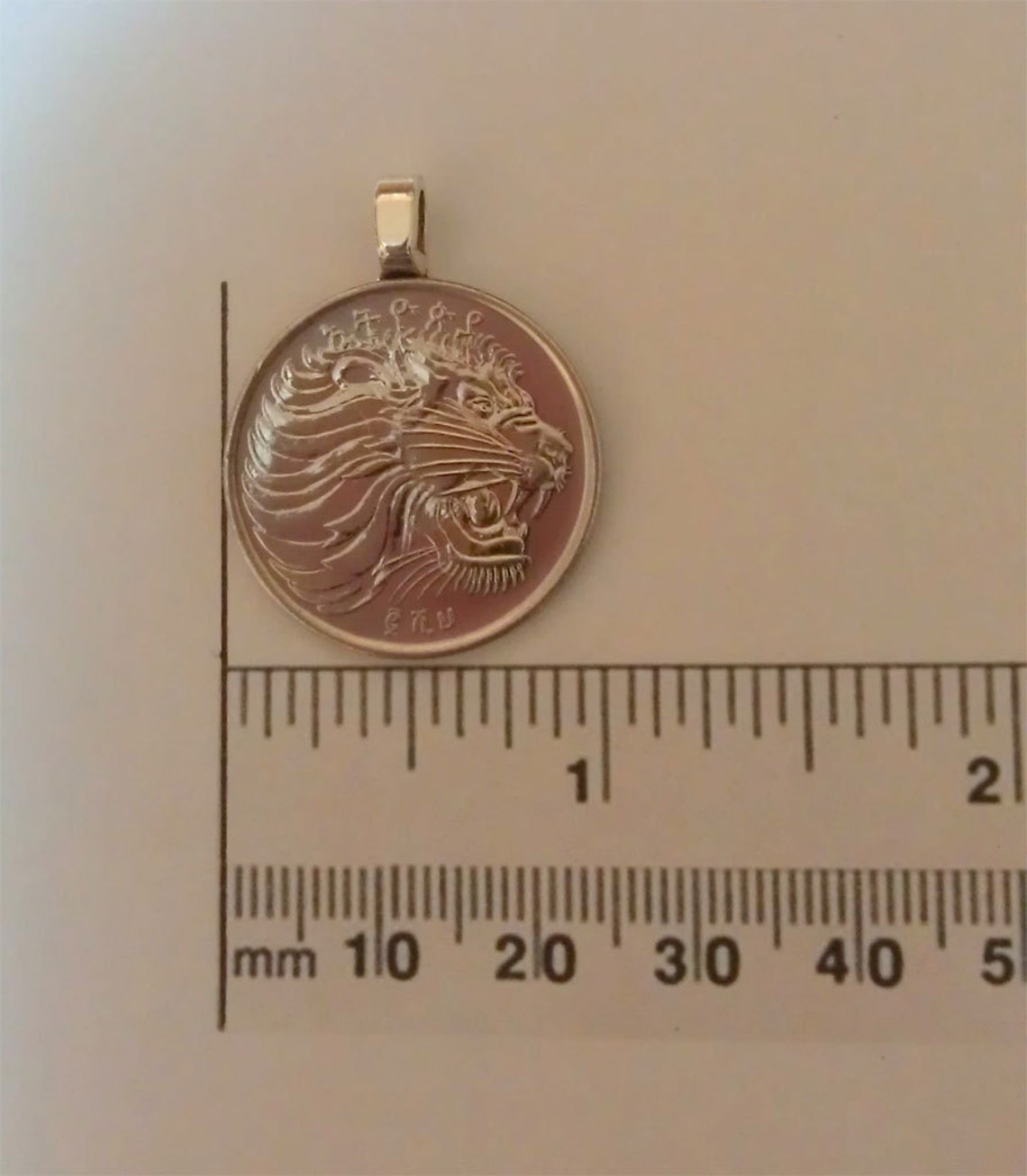Lion coin pendant Clearance