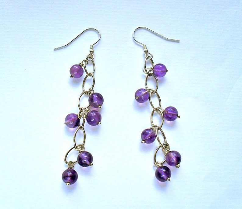 waterfall earrings silver