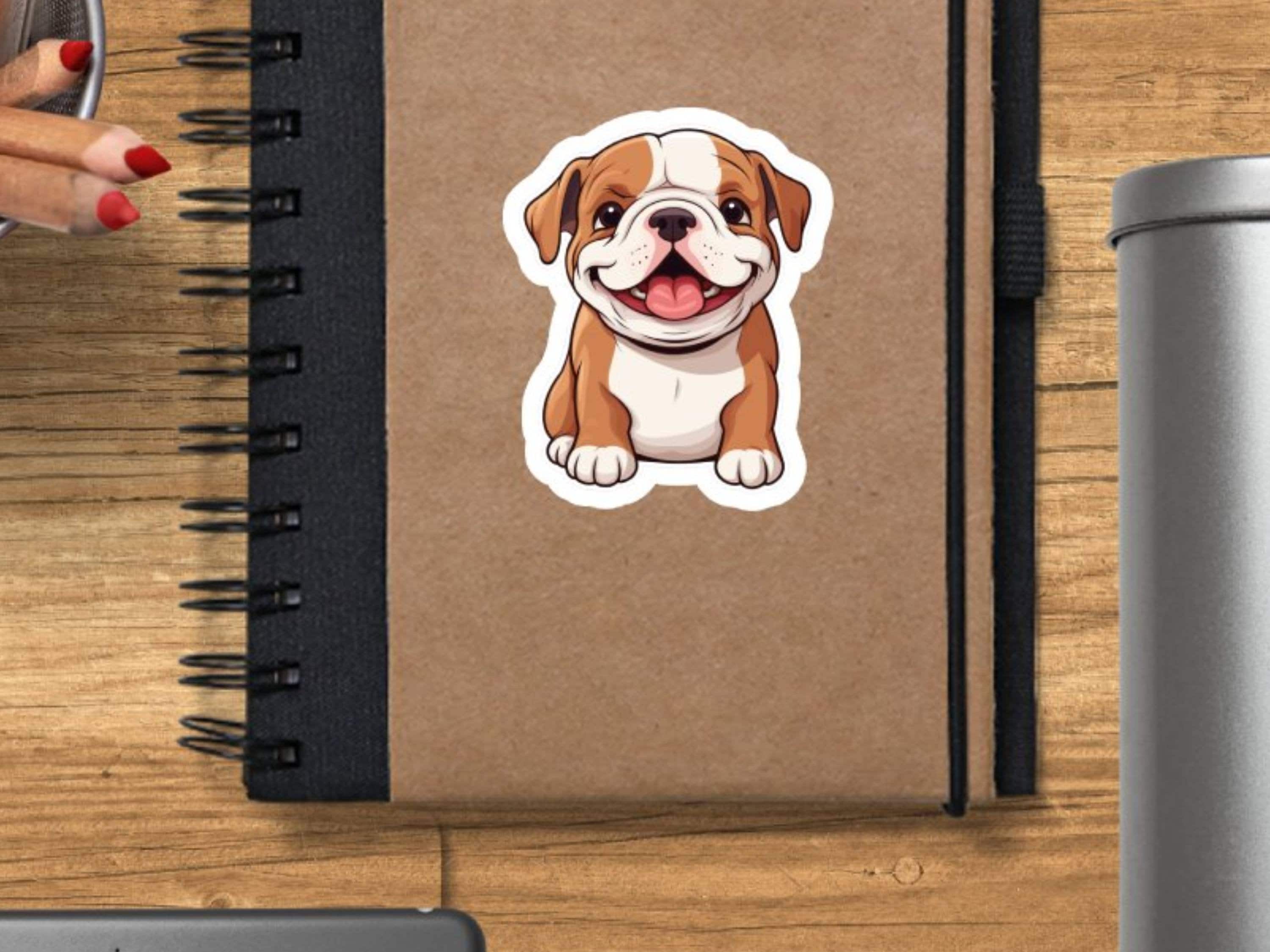 34 Cute Kawaii Dog Stickers | Dog Breed Clipart (PNG, SVG) - Etsy