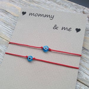 Matching bracelets mommy and me, Evil eye set of bracelets, Mother and daughter bracelets, Mother and son bracelets, Protection bracelets