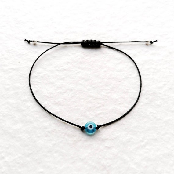 Beautiful Real Silver Nazariya with Evil Eye Black Blue Eye Baby Brace –  Karizma Jewels