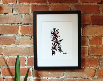 Sprung Druck 8,5 "x 11"