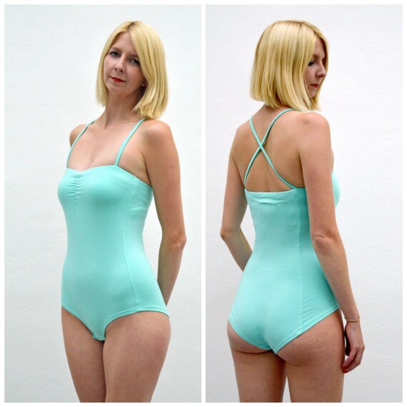 BODYSUIT Mint Green Women s Bodysuit. Pastel Coloured Top. Summer Bodysuit. Festival Bodysuit. Panelled Bodysuit. Size Medium Etsy UK
