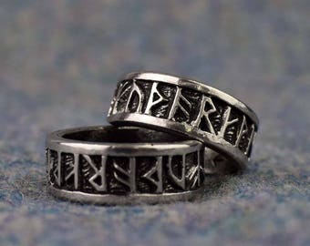 hammered white gold ring