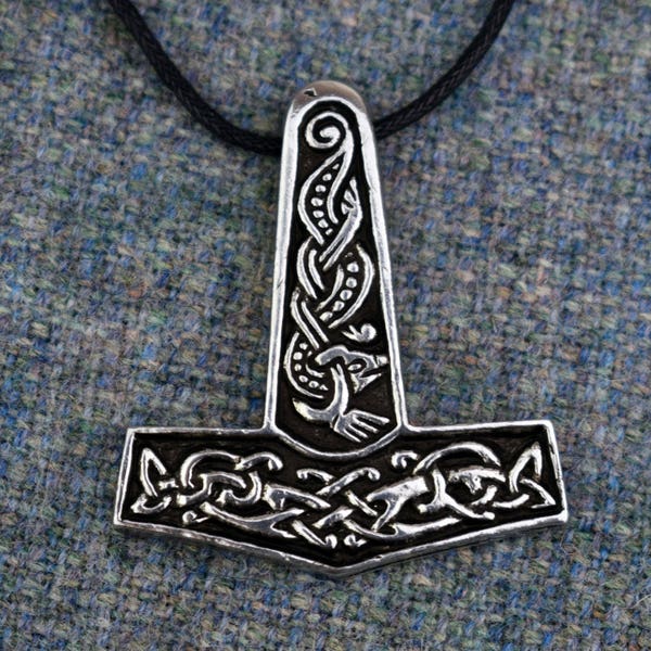 Viking Norse Pagan Jorvik Thor’s Hammer Mjolnir Pendentif AV020