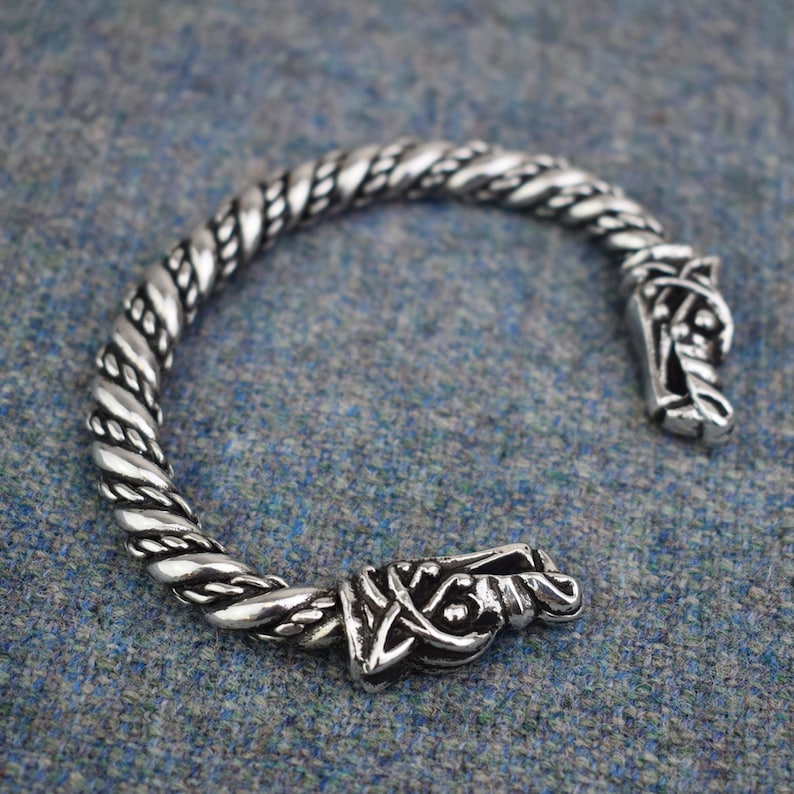 Large Viking Norse Wolf Bracelet ABLET006 image 3