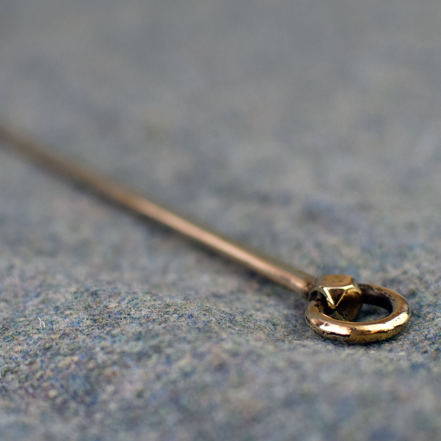 Polyhedral Headed Ringed Pin From Viking Jorvik ABR028-BRZ - Etsy