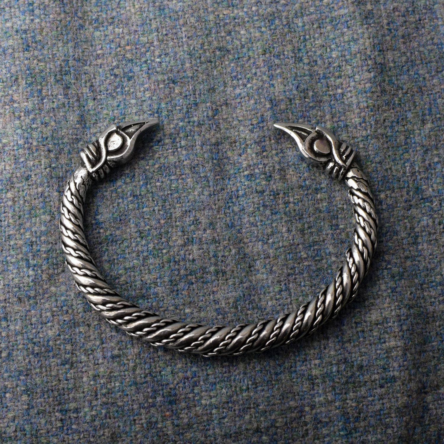 Viking Norse Small Odins Raven ( Huginn & Munnin) Bracelet