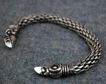 Chunky Viking Norse Odin's Raven Bracelet ABLET005