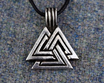 Viking Pagan Norse Large Valknut Pendant AV011