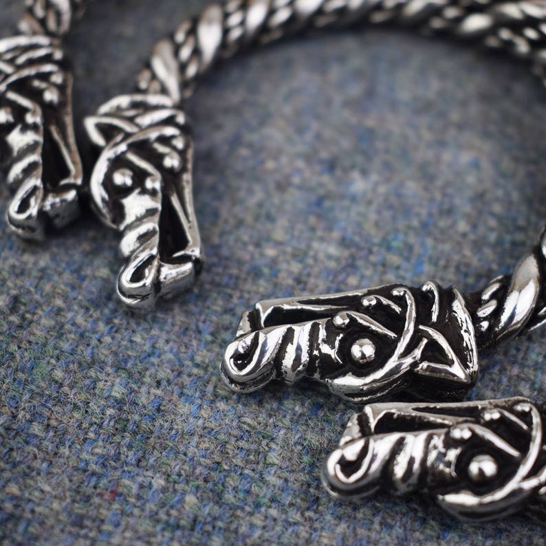 Large Viking Norse Wolf Bracelet ABLET006 image 2