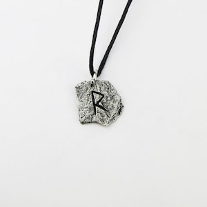 Raido Viking Rune Carta R Runic Colgante