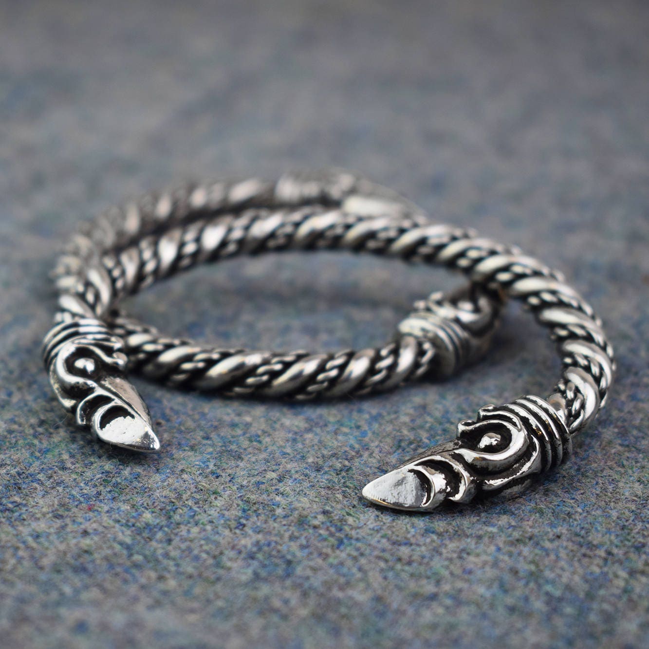 Large Viking Norse Odin's Raven Bracelet ABLET004