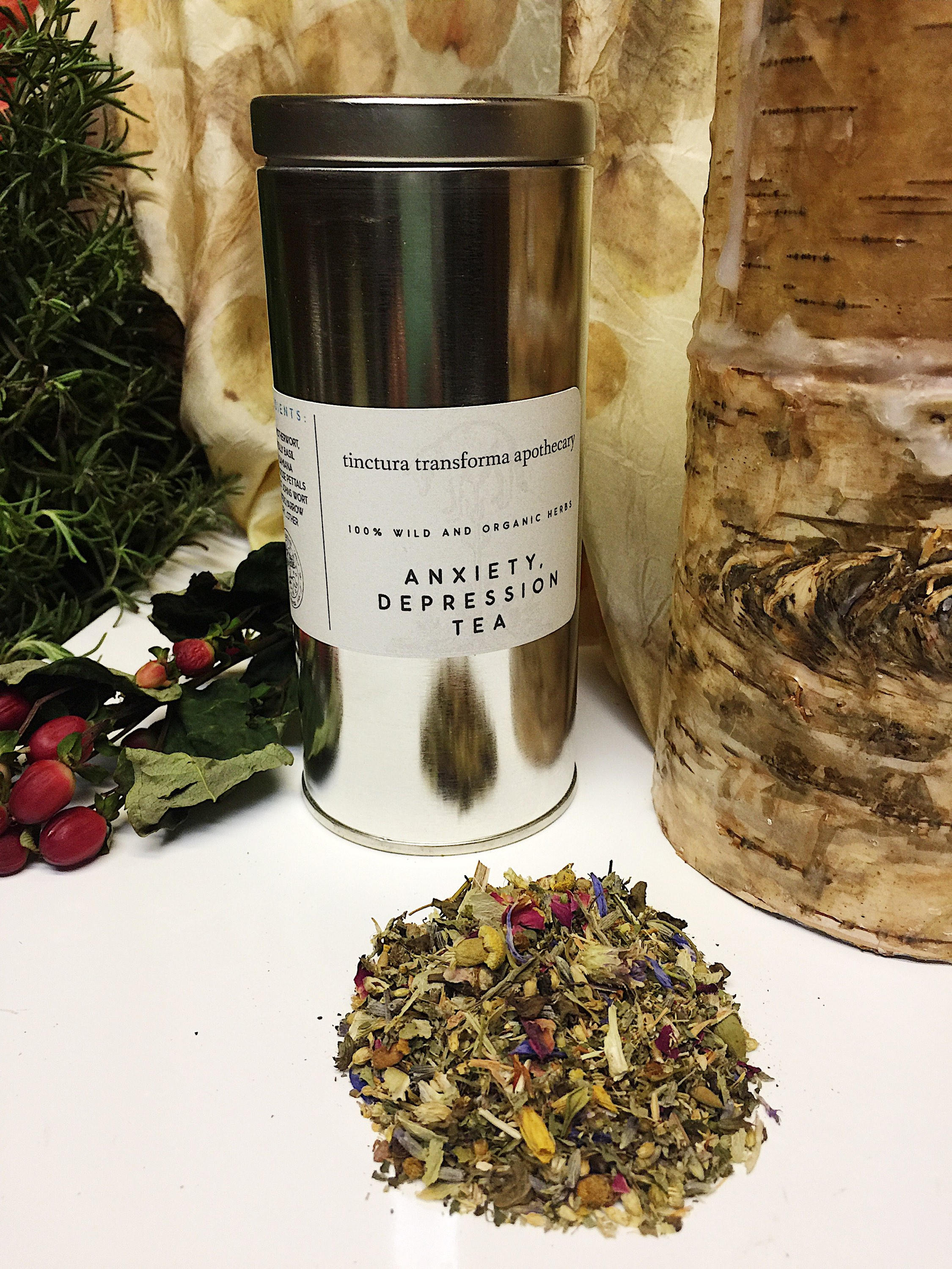 ANXIETY DEPRESSION MOOD Herbal Tea Unique Powerful Etsy