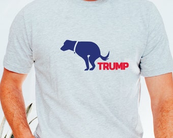 Funny Anti Trump tshirt, great anti-republican gift. Show your dislike for Donald Trump with this funny political humor tee
